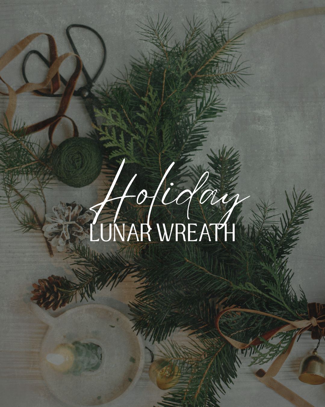 HOLIDAY LUNAR WREATH
