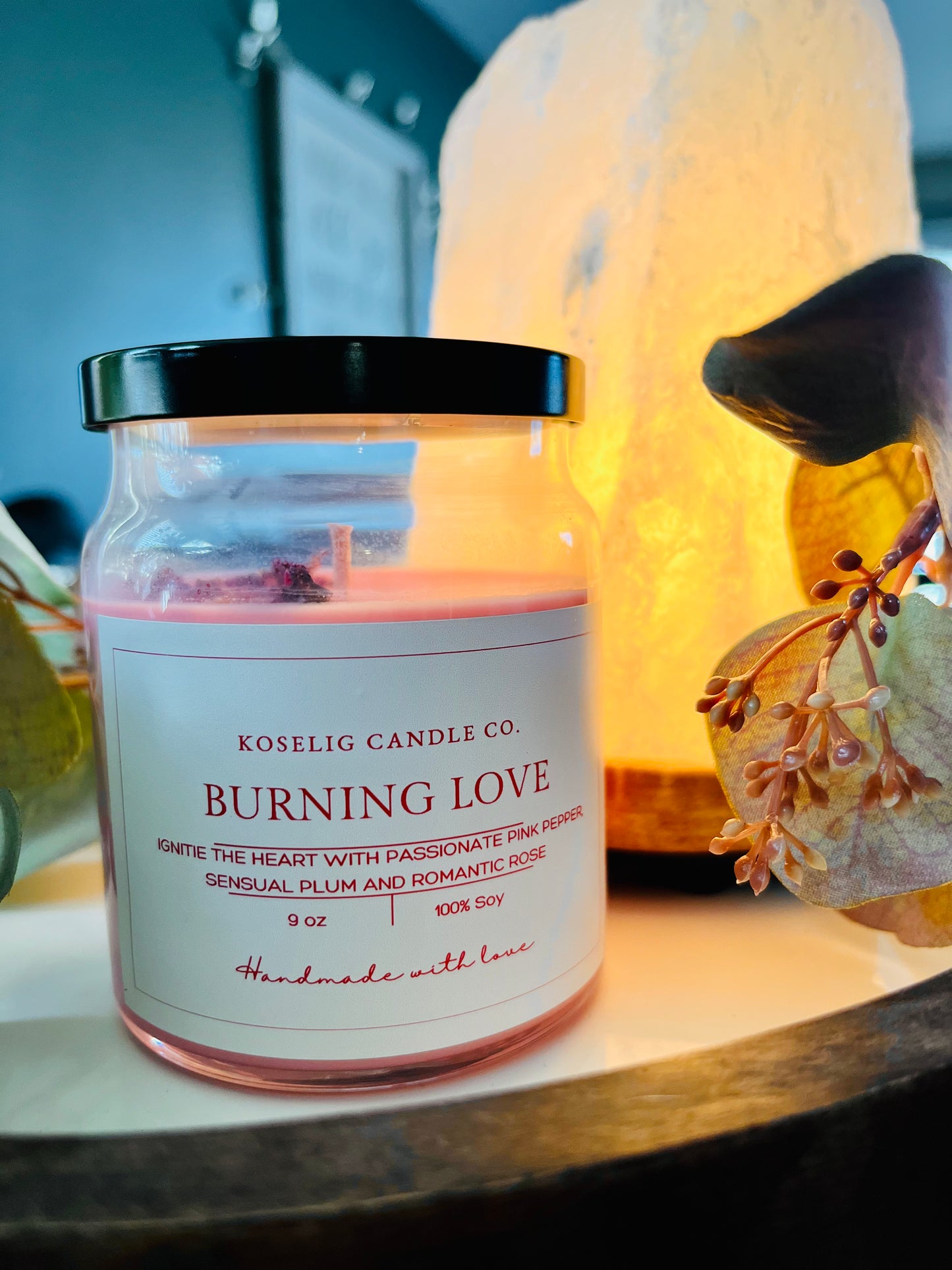 'Burning Love' Soy Candle