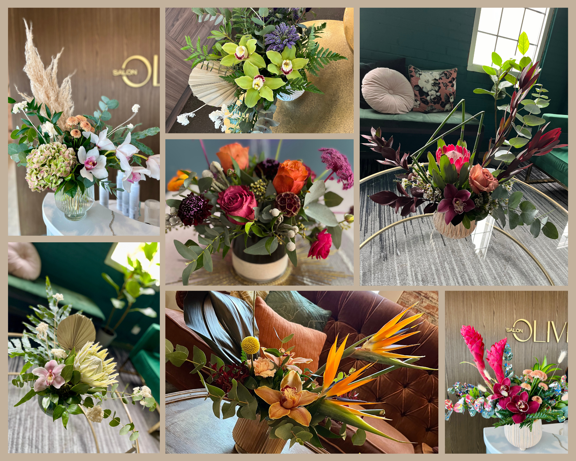 Lethbridge Floral subscription flowers delivery collage