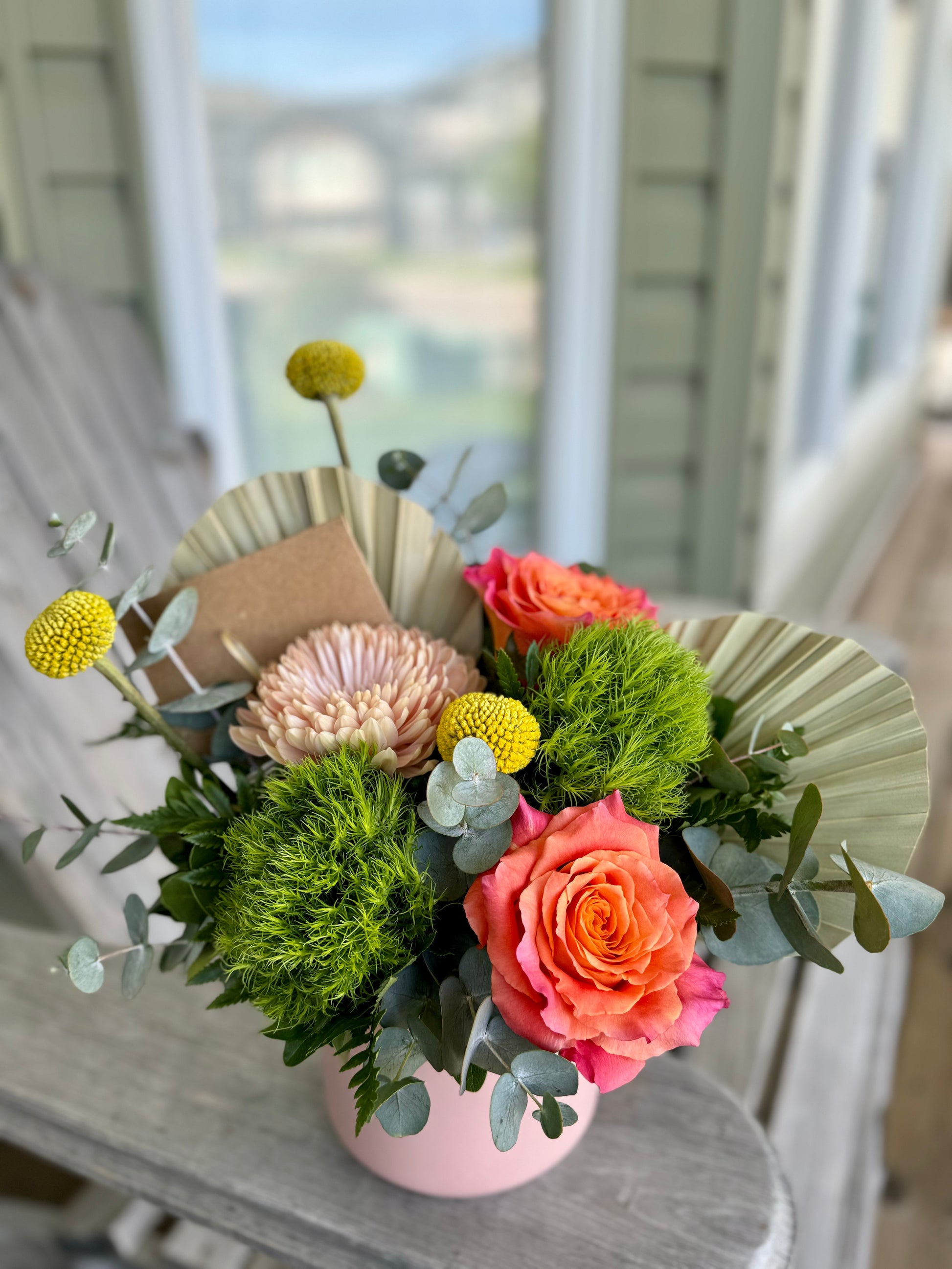 Lethbridge Flowers Roses Color Pink Orange Green Yellow Delivery Pick-up 